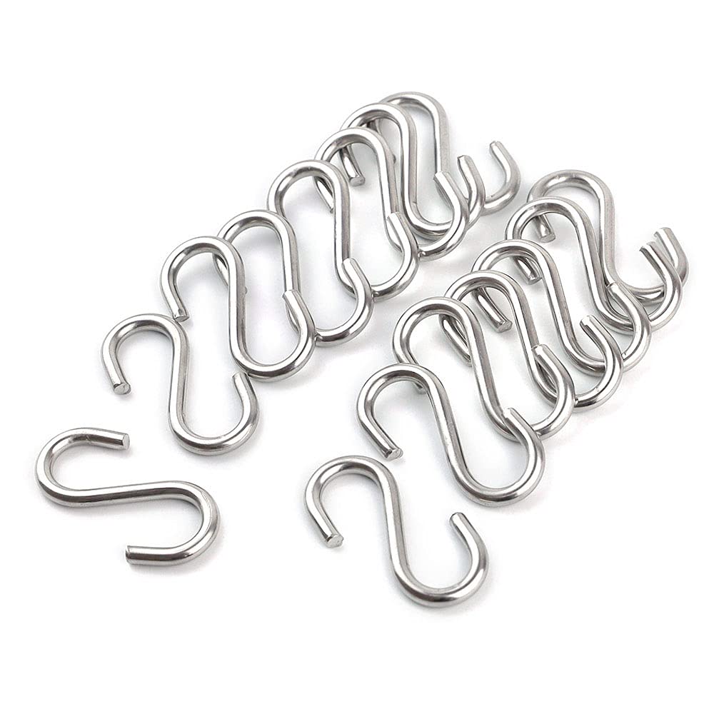 Amazon | S字フック 高耐久 ステンレススチール S字フック 長さ2.2 Amazon | S字フック 高耐久 ステンレススチール S字フック 長さ2.2